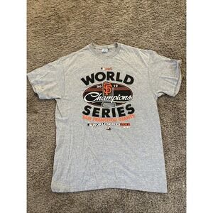 MLB 2012‎ World Series Champion San Francisco Giants Gray Size L Delta Pro SF